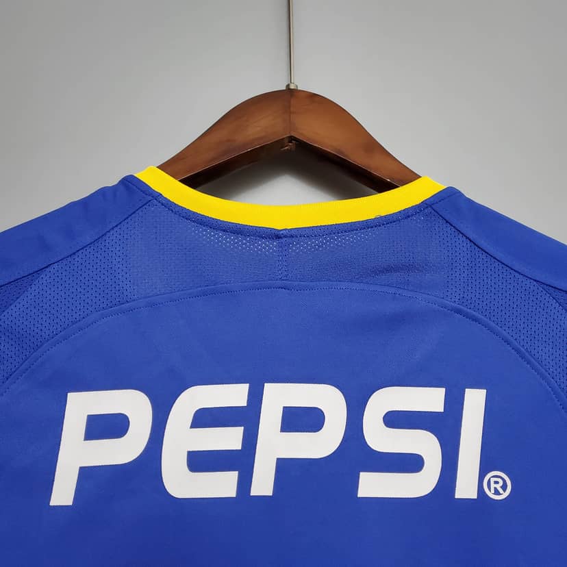 2003/2004 Retro Boca Juniors Home Jersey--5