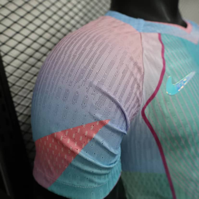 2025/2026 Player Version Barcelona Concept Pink Blue Gradient Shirt--5