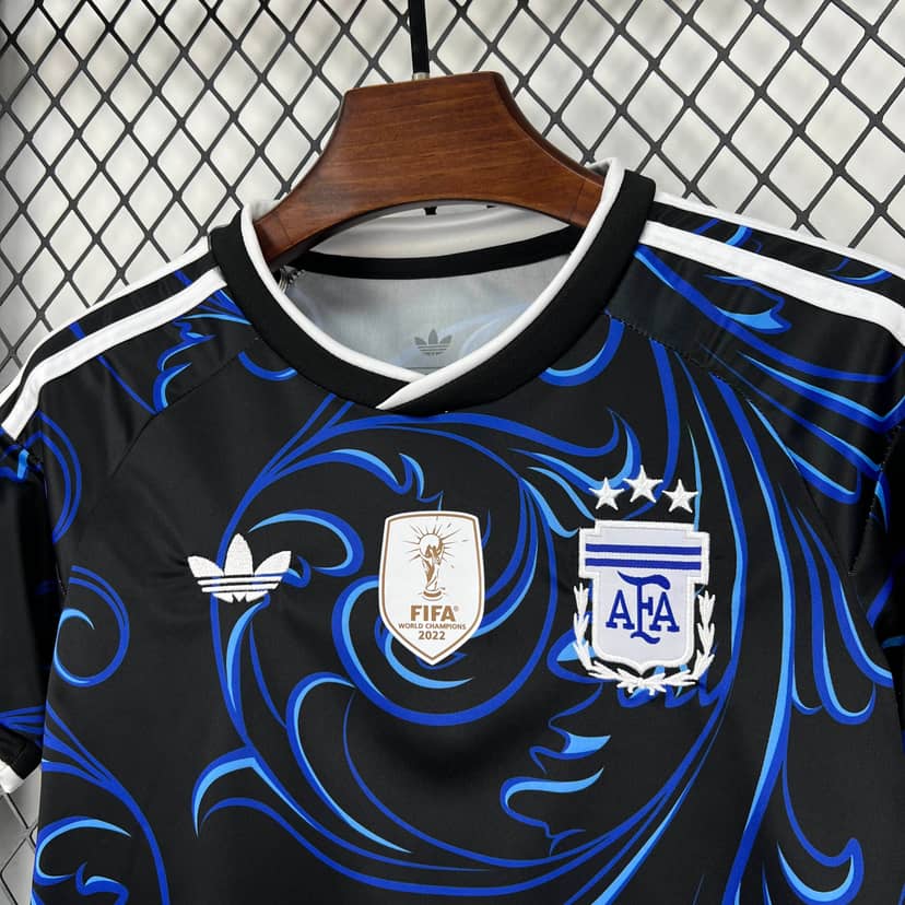 2026 Argentina National Team Away Shirt Kids Size--4
