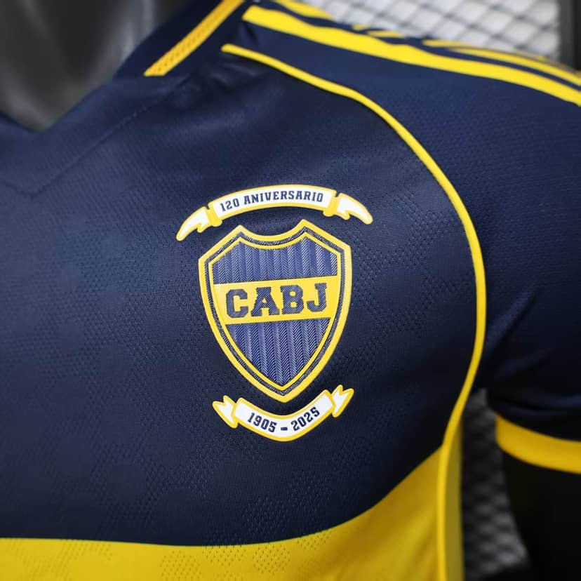 2025/2026 Player Version Boca Juniors Home Jersey--5