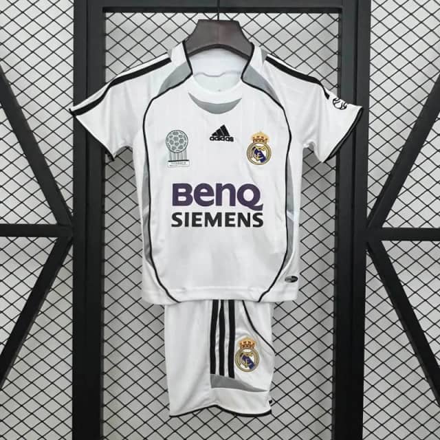 2006/2007 Retro Real Madrid Home Shirt Kids Size