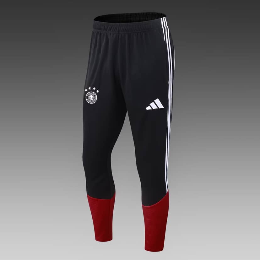 2026 Germany Half-Pull Training Suit Black Jersey Set--4