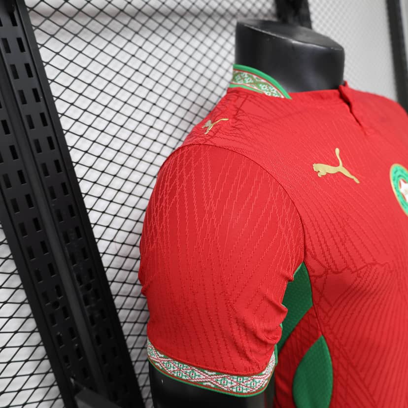 2026 Player Version Morocco National Team Home Shirt--6