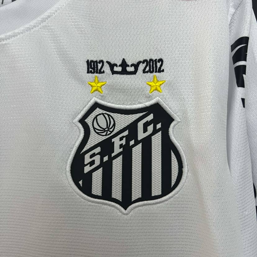 2012 Retro Long Sleeve Santos Home Shirt--5