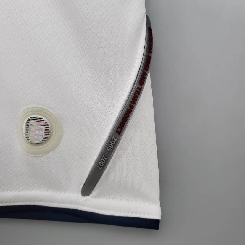 2006 Retro England Home Jersey--10