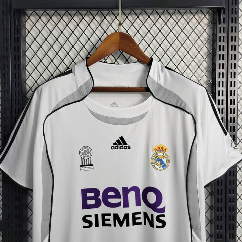 2006/2007 Retro Real Madrid Home Shirt--2