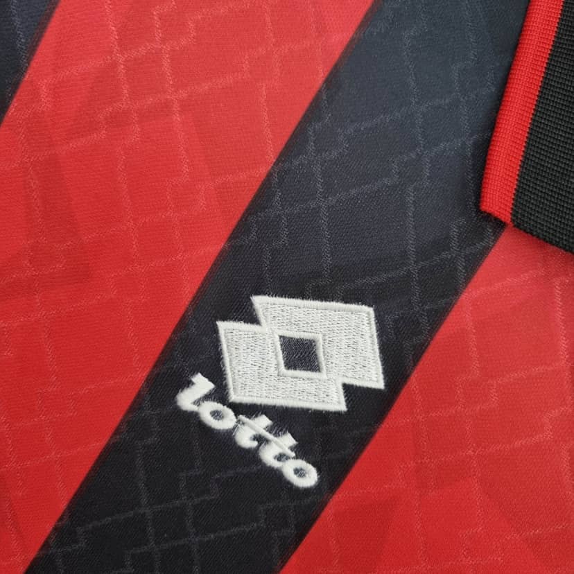 1995/1996 Retro AC Milan Home Shirt--3
