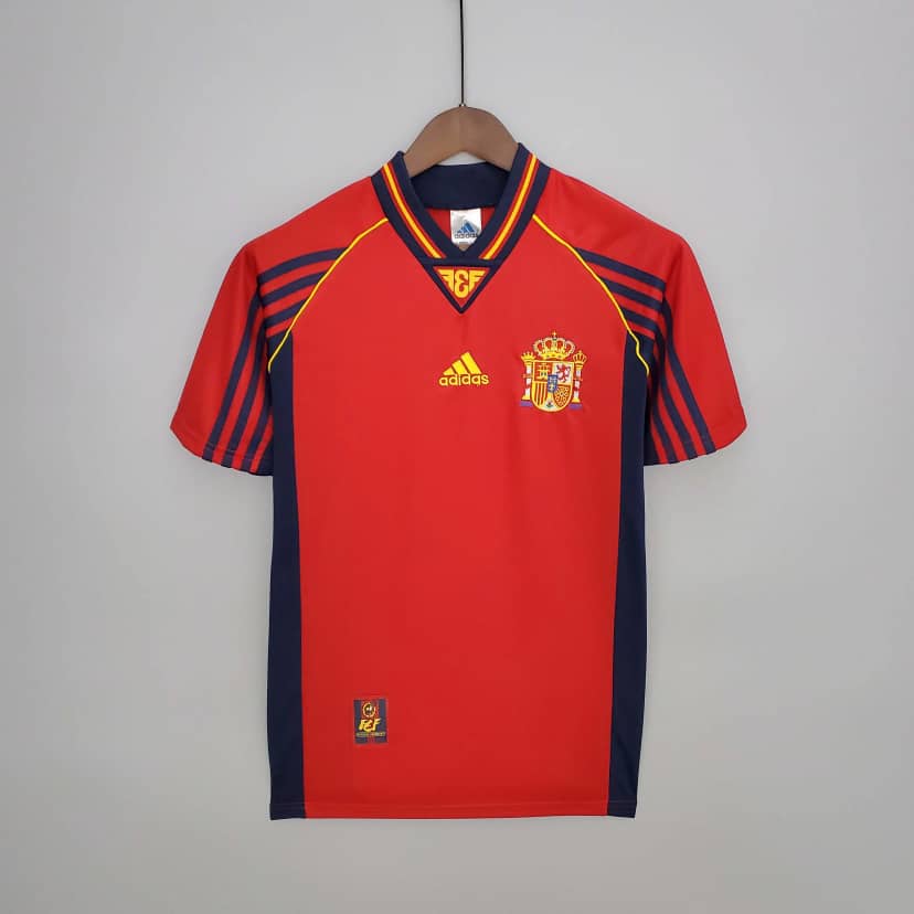 1998 Retro Spain Home Shirt