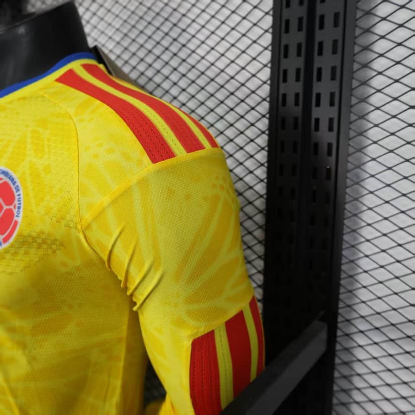 2026 Player Version Long Sleeve Colombia Home Shirt--7