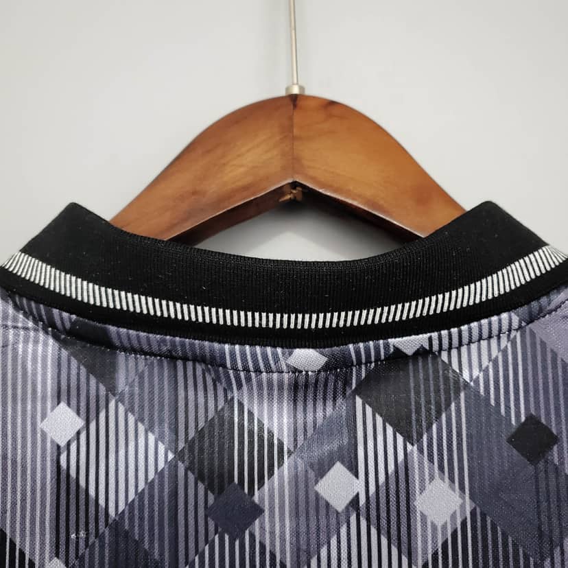1990 Retro England Blackout Special Edition Black Jersey--6