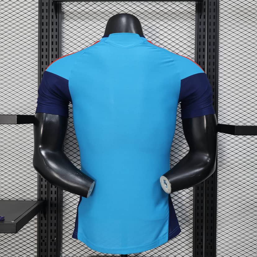 2026 Player Version Spain Training Suit Sky Blue Shirt--1