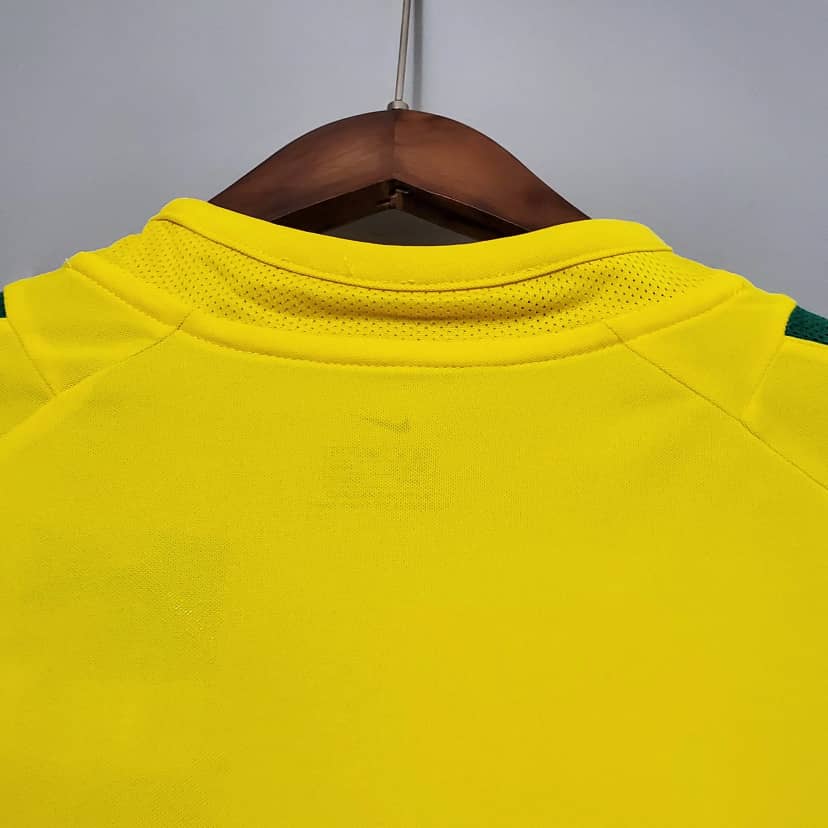 2002 Retro Brazil Jersey Home--6