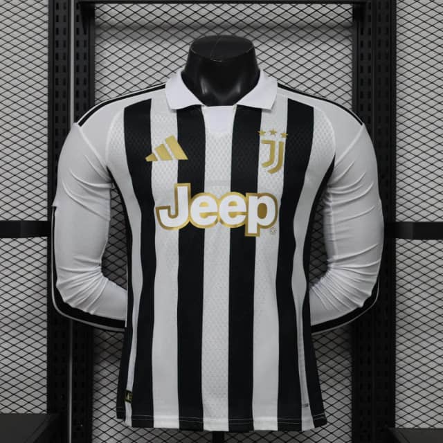 2026/2027 Player Version Long Sleeve Juventus Home Shirt