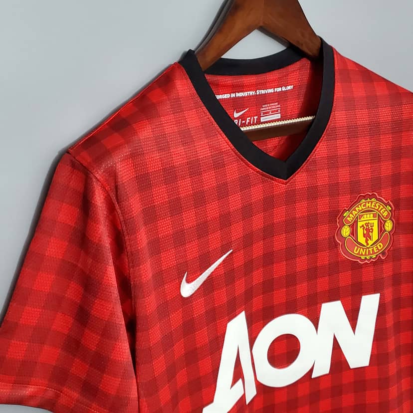2012/2013 Retro Manchester United Home Shirt--4