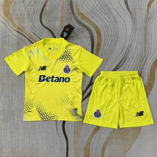 2026/2027 Porto Goalkeeper Yellow Shirt Kids Size