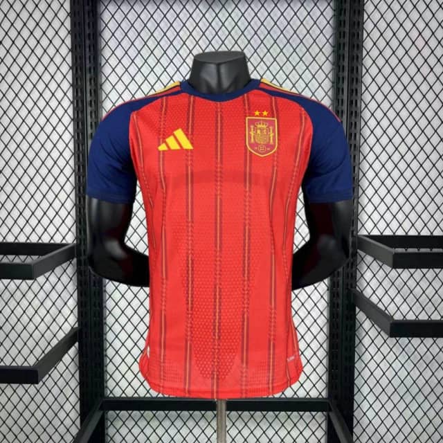 2026 Player Version Spain Home Champion Two Stars Shirt