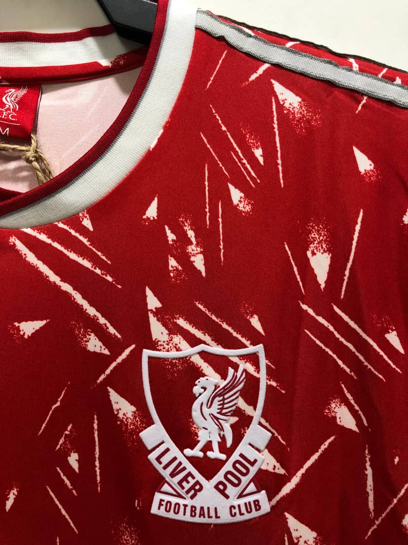 1989/1991 Retro Long Sleeve Liverpool Home Shirt--4
