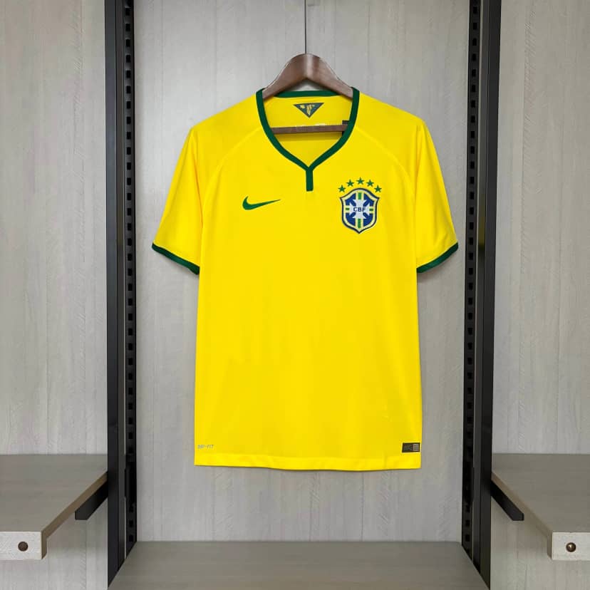 2014 Retro Brazil Home Shirt