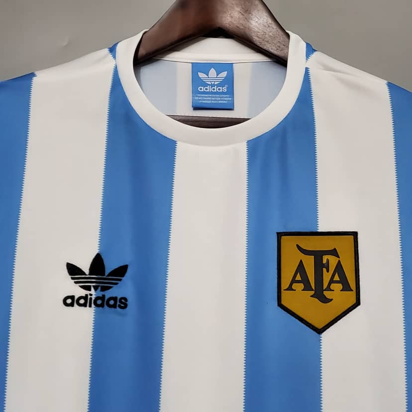 1978 Retro Argentina National Team Home Jersey--2