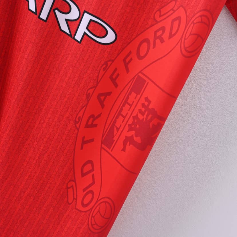 1996/1997 Retro Manchester United Home Shirt--5