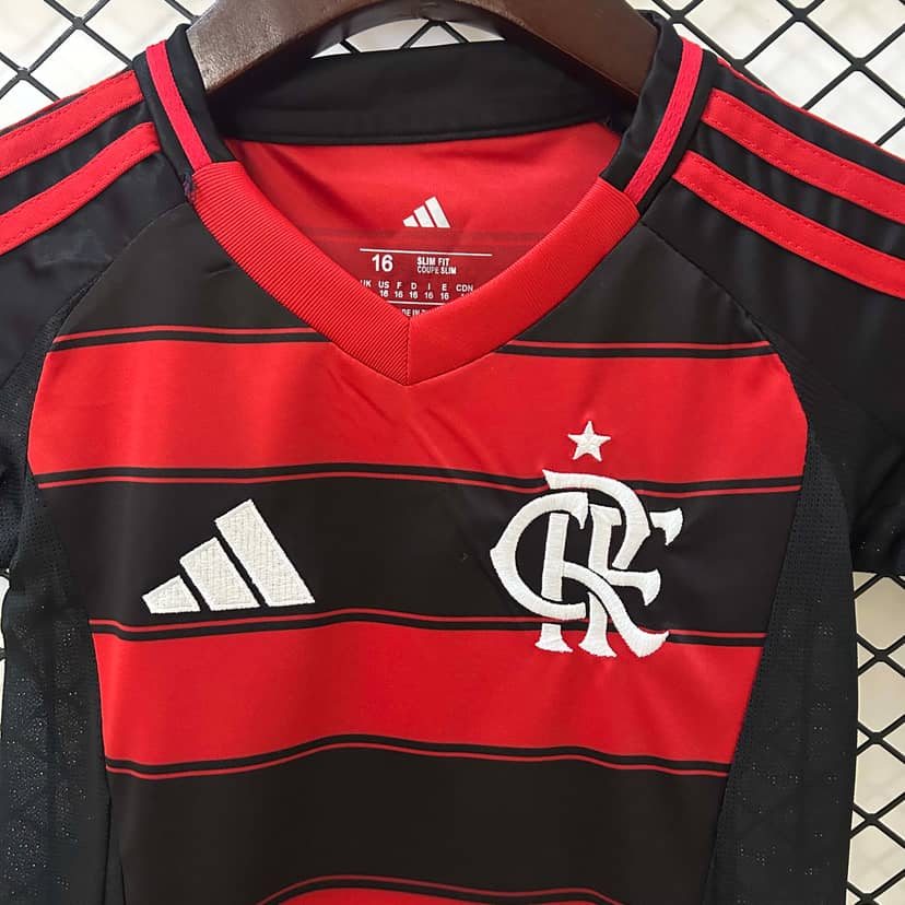 2025/2026 Flamengo Home Jersey Kids Size--2
