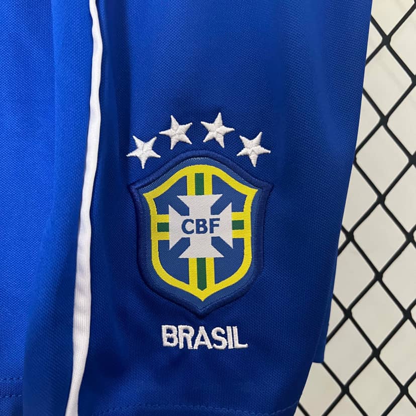 2002 Retro Brazil Home Shirt Kids Size--7