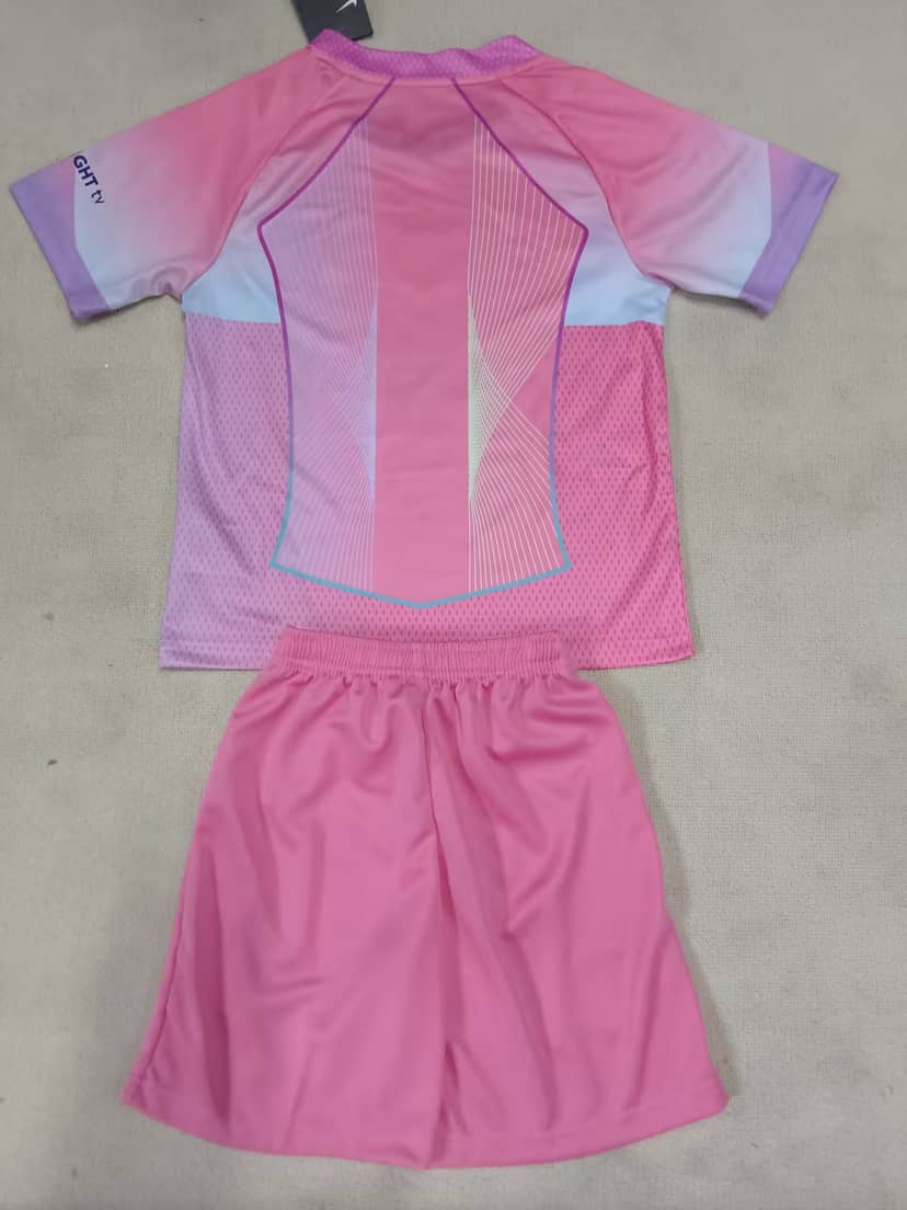 2025/2026 Barcelona Concept Pink Shirt Kids Size--1
