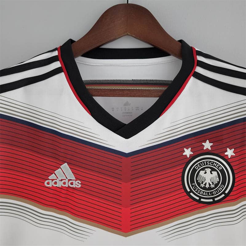 2014 Retro Germany Home Jersey--2