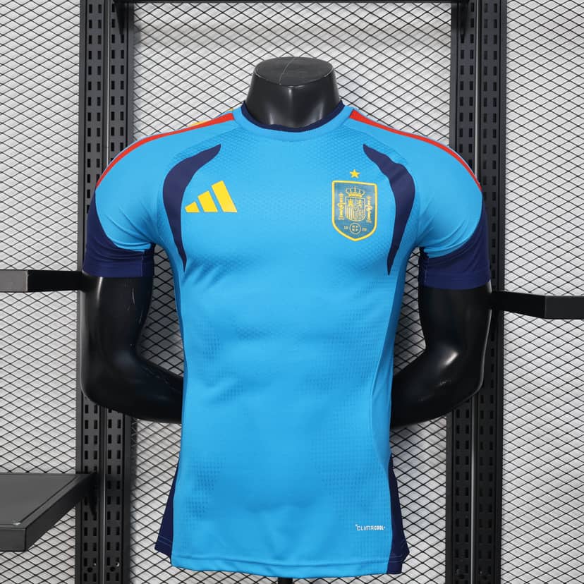 2026 Player Version Spain Training Suit Sky Blue Shirt