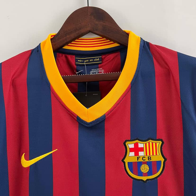 2013/2014 Retro Barcelona Home Shirt--2