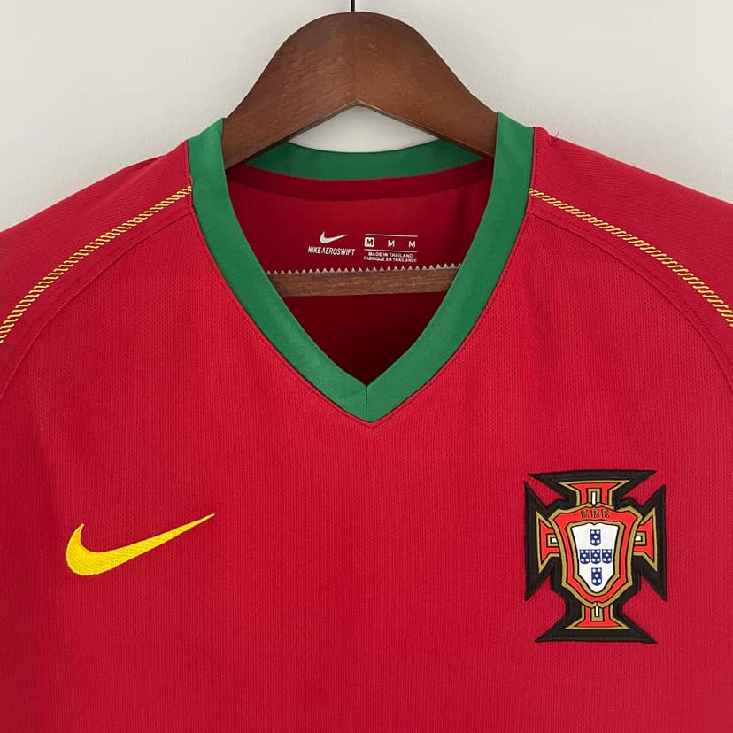 2006 Retro Portugal Home Shirt--2
