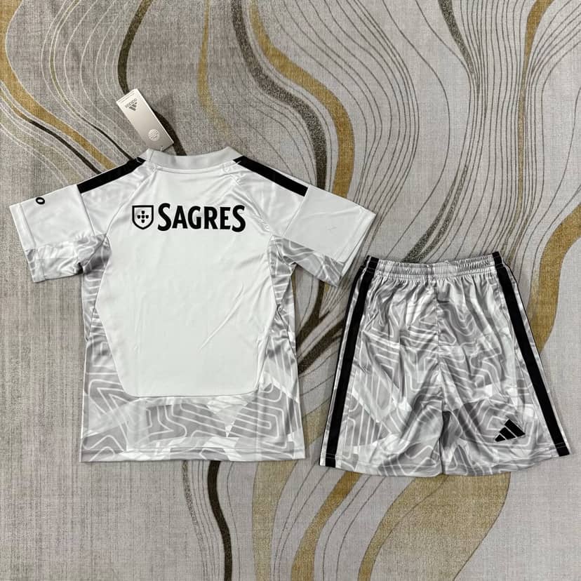 2026/2027 Benfica Goalkeeper Gray Shirt Kids Size--1