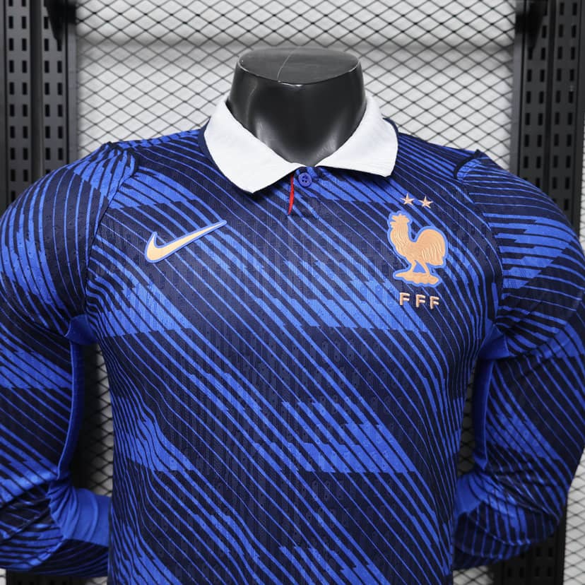 2026 Player Version Long Sleeve France Home Shirt--3