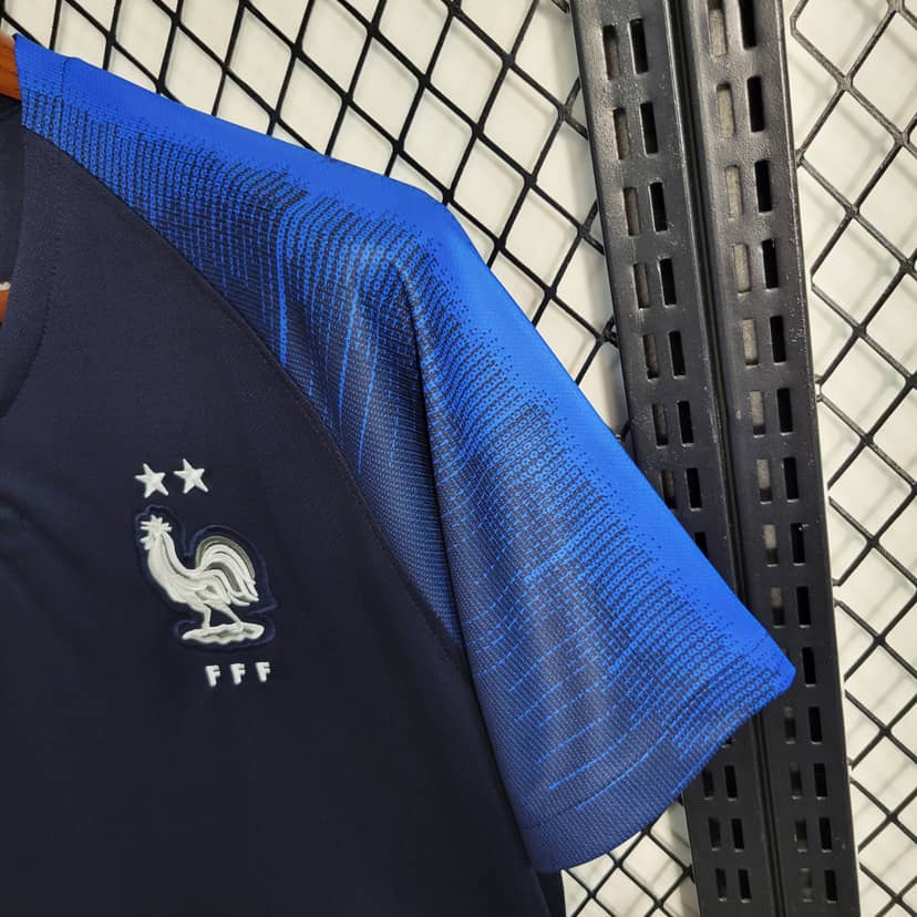 2018 Retro France Home Shirt--8