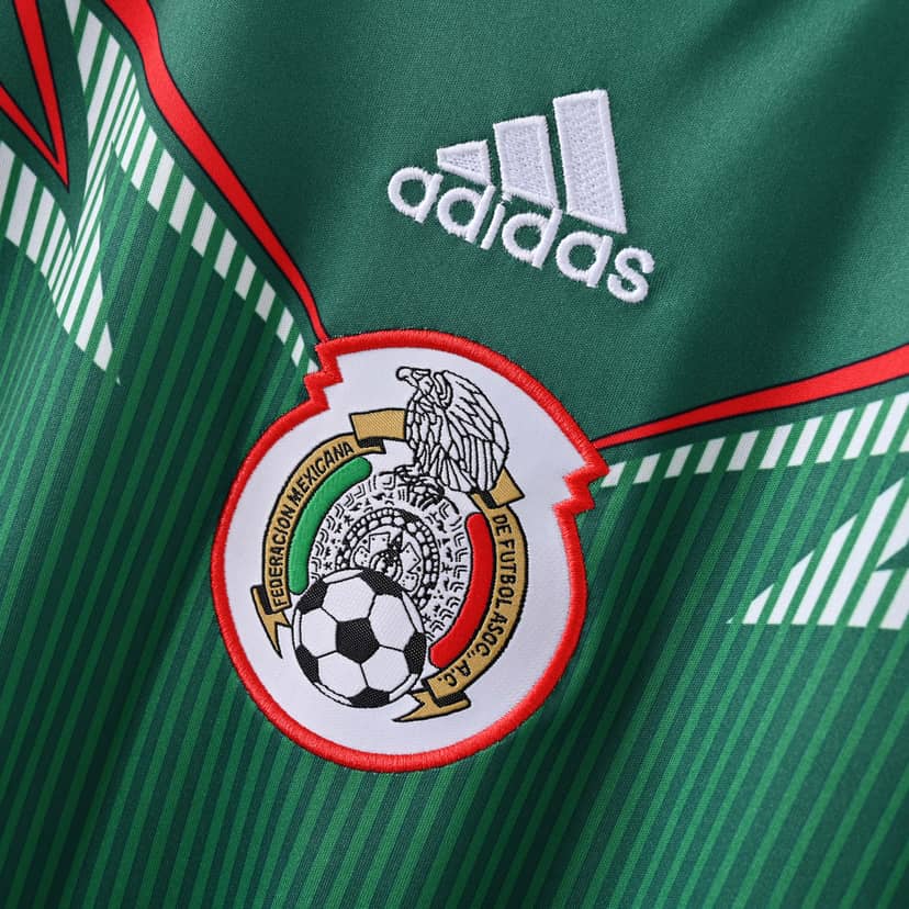 2014 Retro Mexico National Home Shirt--4
