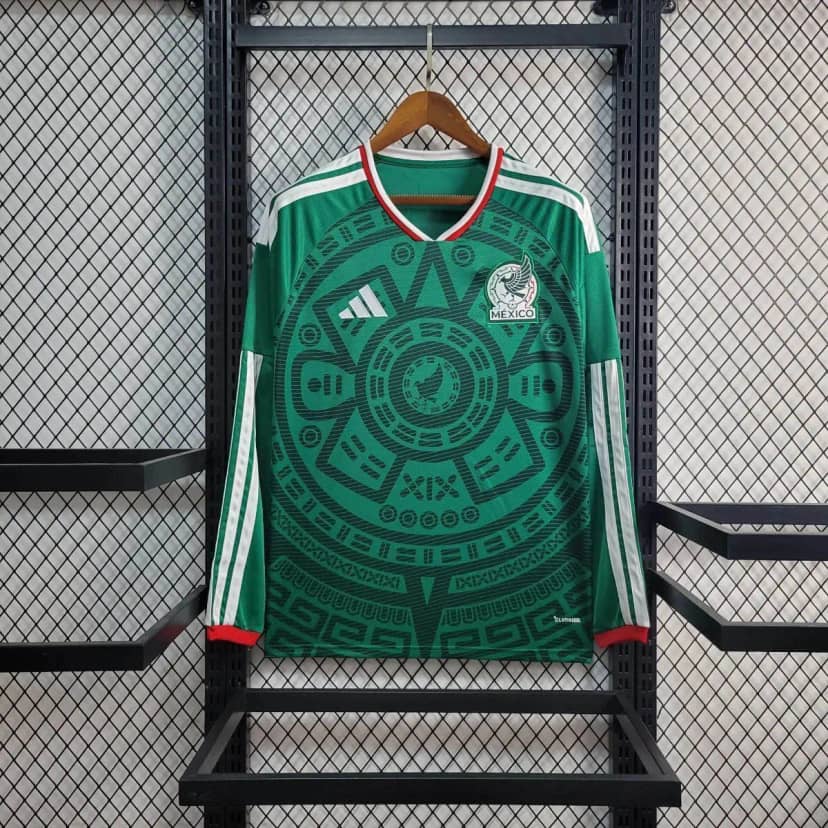 2026 Long Sleeve Mexico National Home Shirt