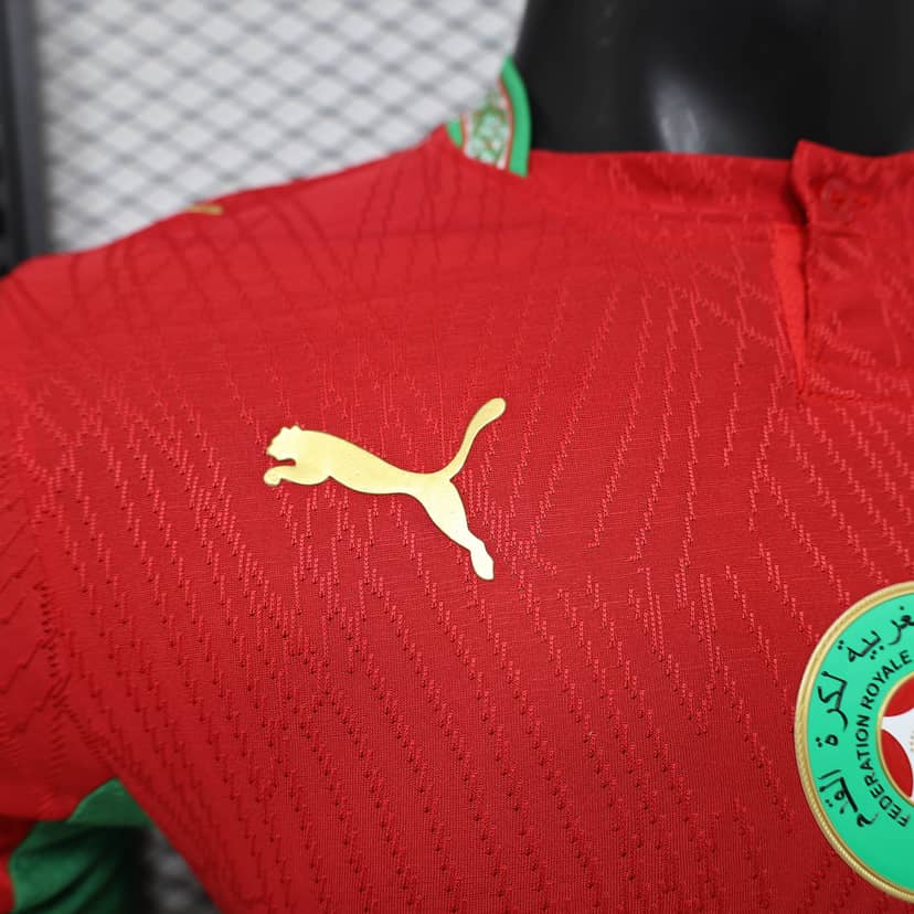2026 Player Version Morocco National Team Home Shirt--4