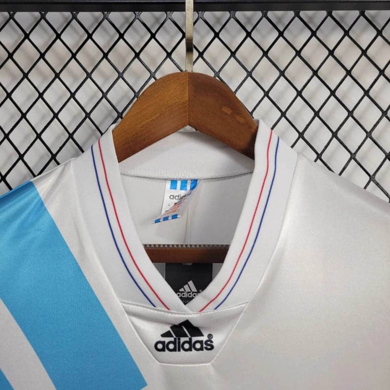 1992/1993 Retro Olympique de Marseille Home Shirt--4